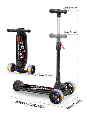 Trottinette Pliable 3 roues pour Enfant de 2 à 10 Ans