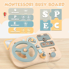Puzzle with wooden numbers Nemi Kids