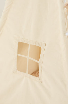 Tipi avec pompons pour enfant