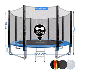 Trampoline enfants avec filet de sécurité