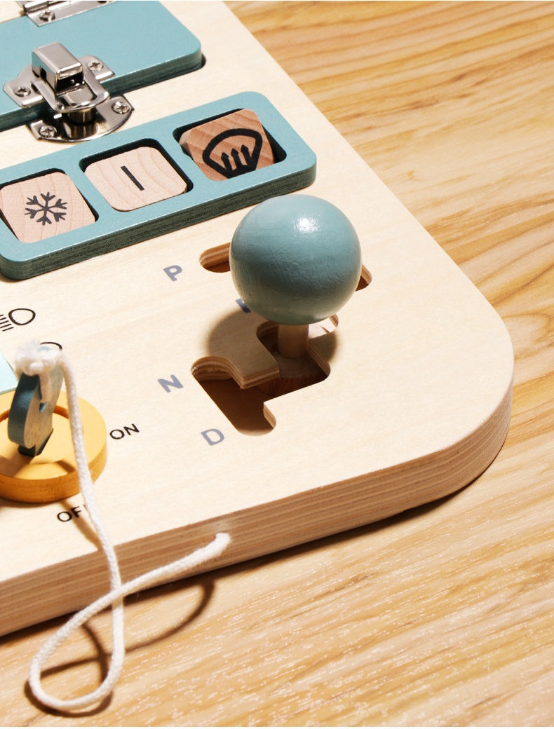 Puzzle with wooden numbers Nemi Kids