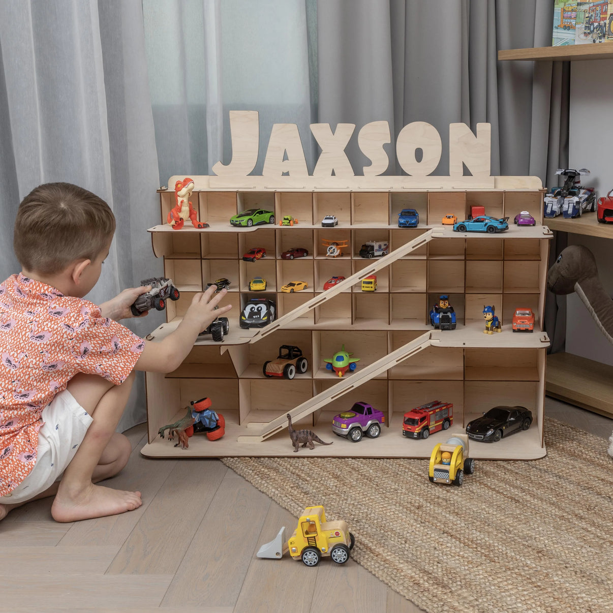 Wooden garage for children - to customize