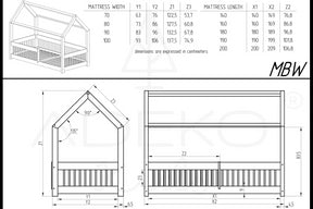 Lit enfant cabane en bois montessori MBW Mila