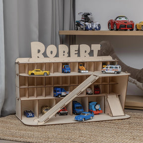 Garage en bois pour enfants à personnaliser