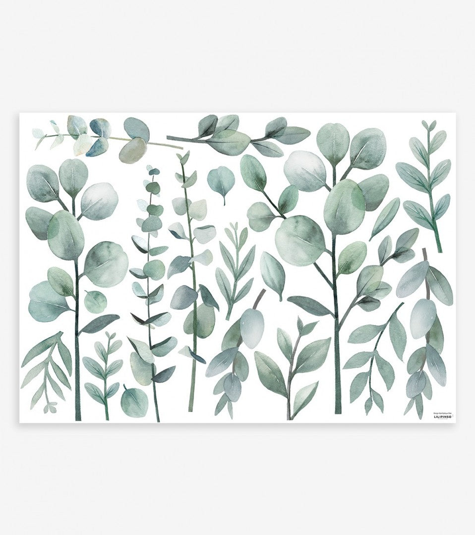 Planche de stickers plantes et fleurs Lilipinso - Wallpapers par Lilipinso