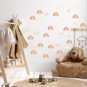 Sticker mini arc-en-ciel beige Pastelowe Love - Wallpapers par Pastelowe Love
